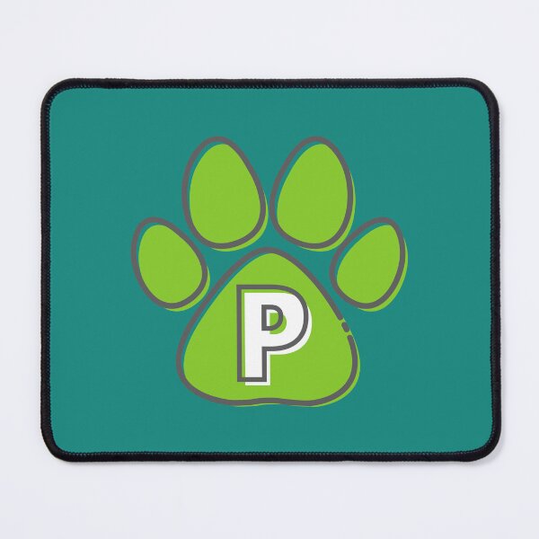 Item preview, Green Paw Monogram P designed and sold by Coffee Lifestyle.
