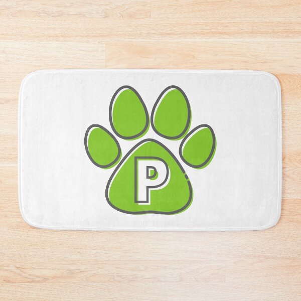 Item preview, Green Paw Monogram P designed and sold by Coffee Lifestyle.