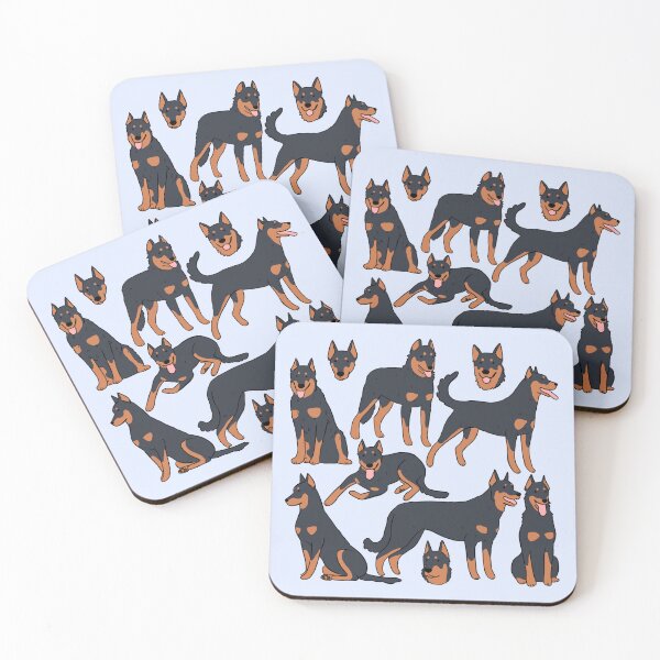 Item preview, Beauceron dog cute illustration pattern  designed and sold by Yarafantasyart.