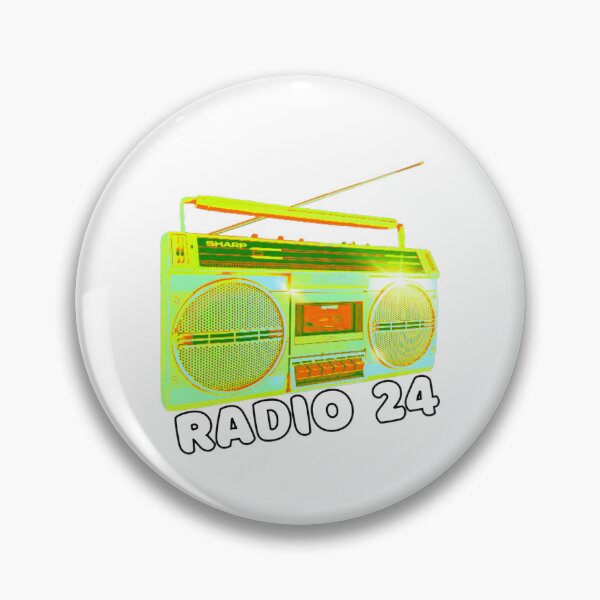 Item preview, Radio 24 sticker designed and sold by Shopaholicer.