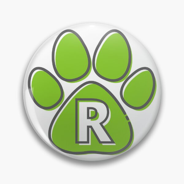Item preview, Green Paw Monogram R designed and sold by Coffee Lifestyle.