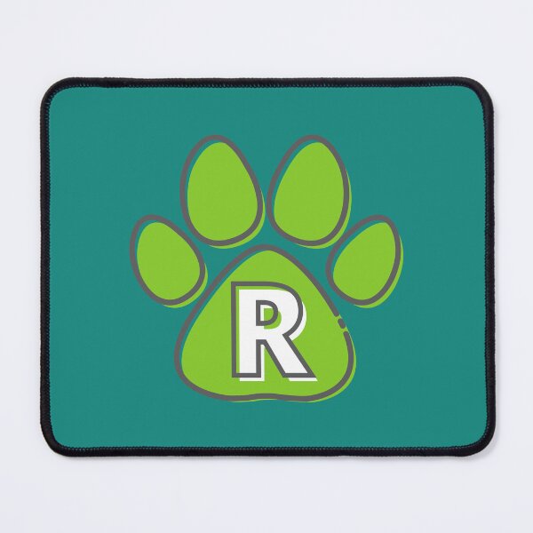 Item preview, Green Paw Monogram R designed and sold by Coffee Lifestyle.