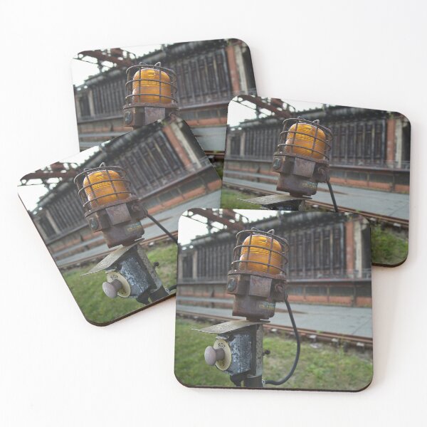 Item preview, Urbex Photography | Emergency stop with signal light designed and sold by Cora Wirth.
