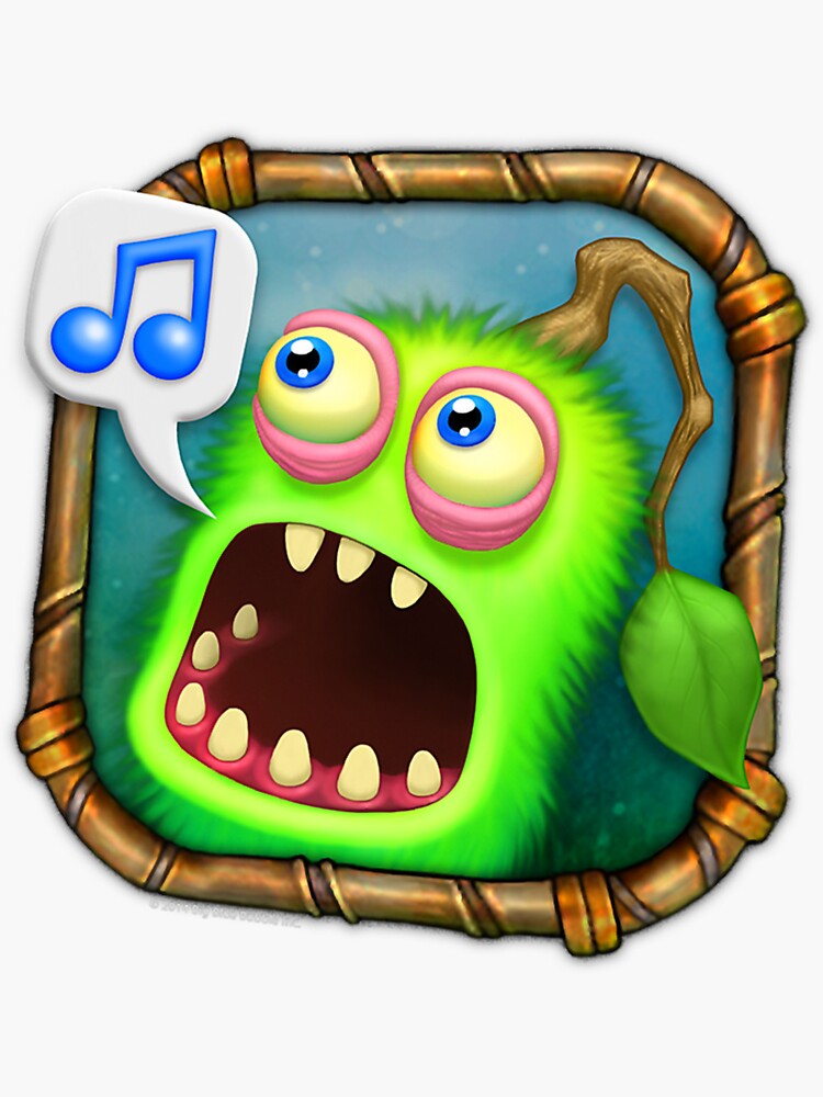 my singing monsters wubbox  Sticker for Sale by quentinpitter1