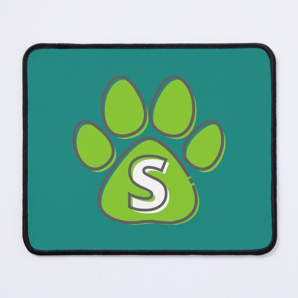 Item preview, Green Paw Monogram S designed and sold by Coffee Lifestyle.
