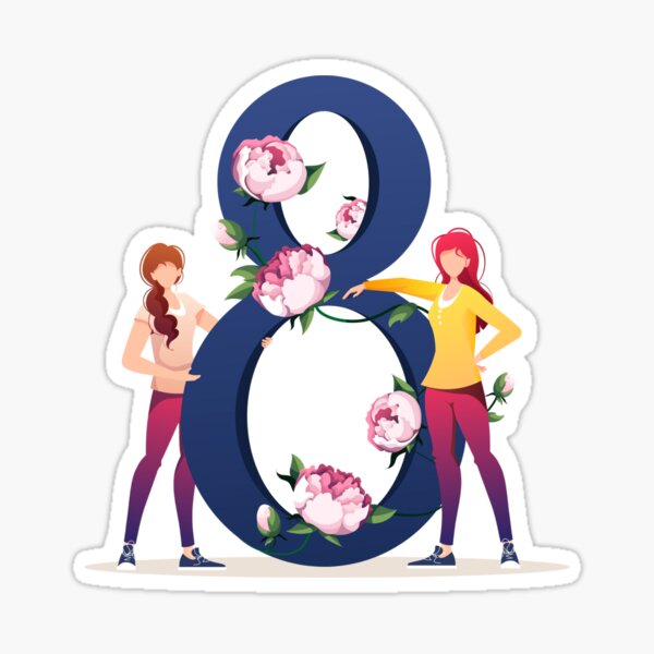 Vista previa del artículo con la obra «Día Internacional de la Mujer», diseñado y vendido por InCandleScent.
