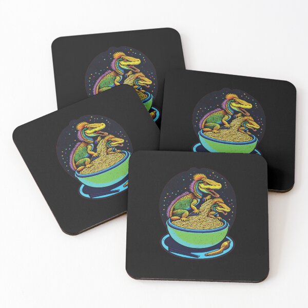 Item preview, Funny Bearded Dragons Eating Noodles designed and sold by Trendy Valley .
