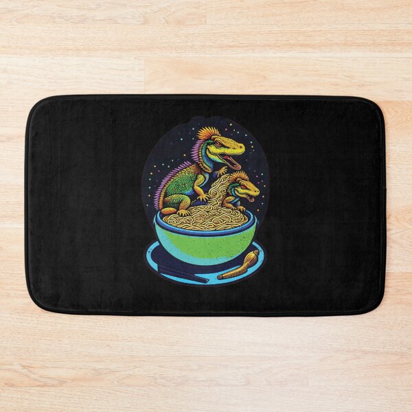 Item preview, Funny Bearded Dragons Eating Noodles designed and sold by Trendy Valley .