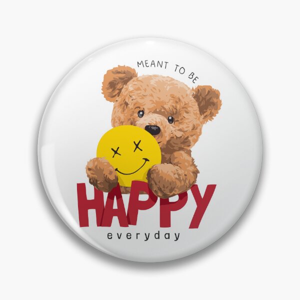 Item preview, Bear Happy Everyday Cute designed and sold by Djmaxxx.