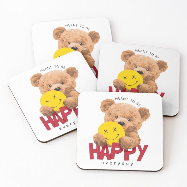 Item preview, Bear Happy Everyday Cute designed and sold by Djmaxxx.