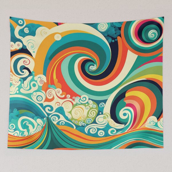 Item preview, Waves, abstract designed and sold by zeljana0504.