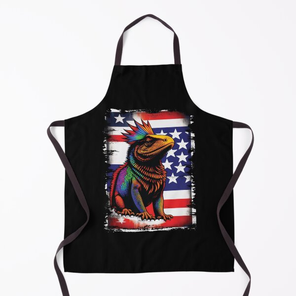 Item preview, American Flag Bearded Dragon Patriotic designed and sold by Trendy Valley .