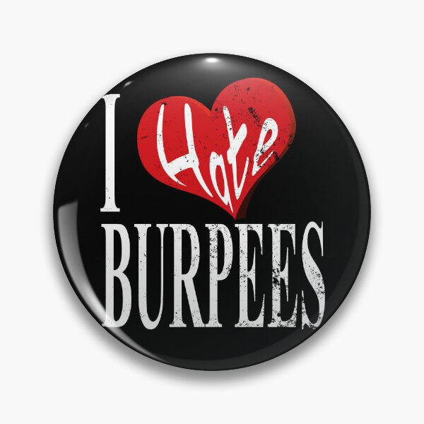 Item preview, I Hate Burpees Bodybuilding Gym Fitness designed and sold by SimpleAndGreat.