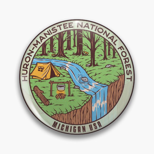 Artikelvorschau, Huron-Manistee National Forest River Camp entworfen und verkauft von JordanHolmes.