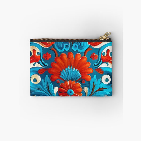 Item preview, Folklore motif red blue designed and sold by JBJart.