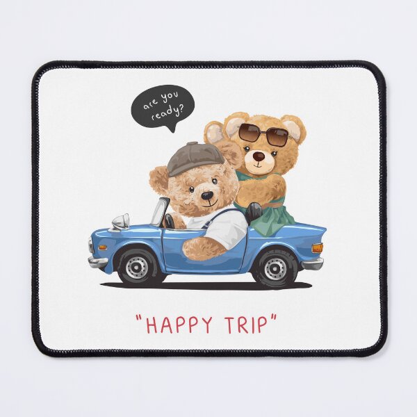 Item preview, Bear Happy Trip Cute designed and sold by Djmaxxx.