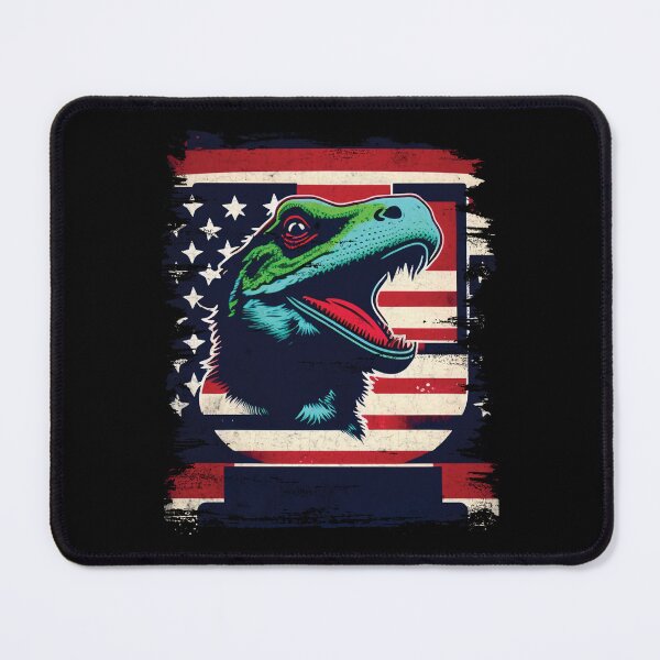 Item preview, American Flag Bearded Dragon Vintage Patriotic designed and sold by Trendy Valley .