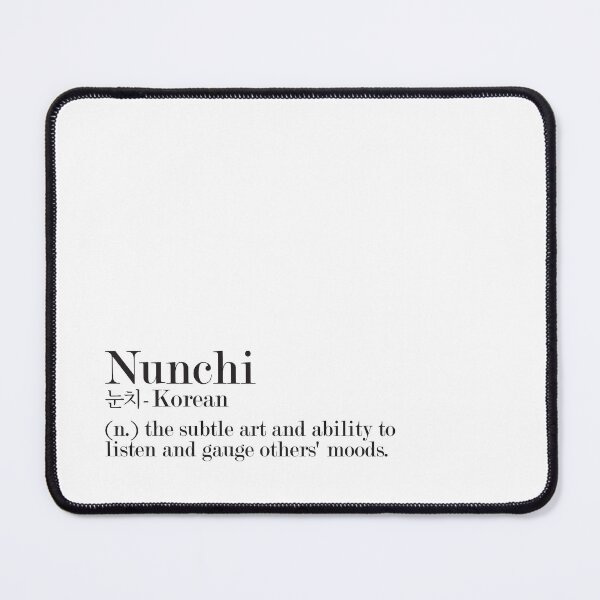 Item preview, Nunchi - Korean - Beautiful Word Definition designed and sold by Zooone.