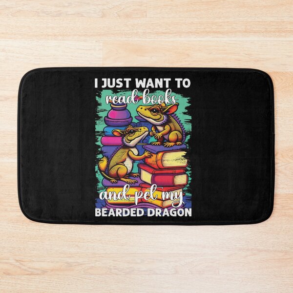 Item preview, I Just Want To Read Books And Pet My Bearded Dragon Book Lovers Funny designed and sold by Trendy Valley .