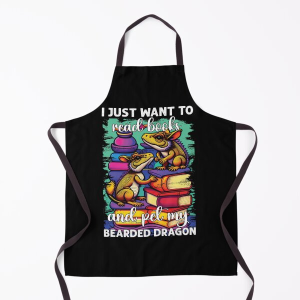 Item preview, I Just Want To Read Books And Pet My Bearded Dragon Book Lovers Funny designed and sold by Trendy Valley .