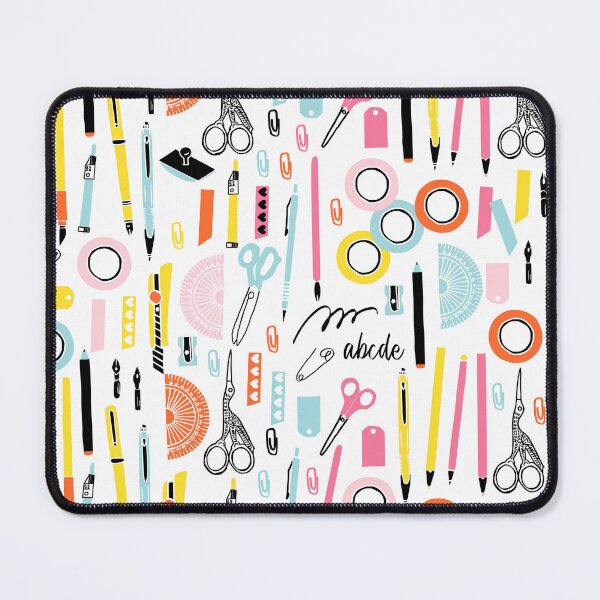 Item preview, Cute Art Supplies with pens, pencils, scissors and washi tape designed and sold by kapotka.