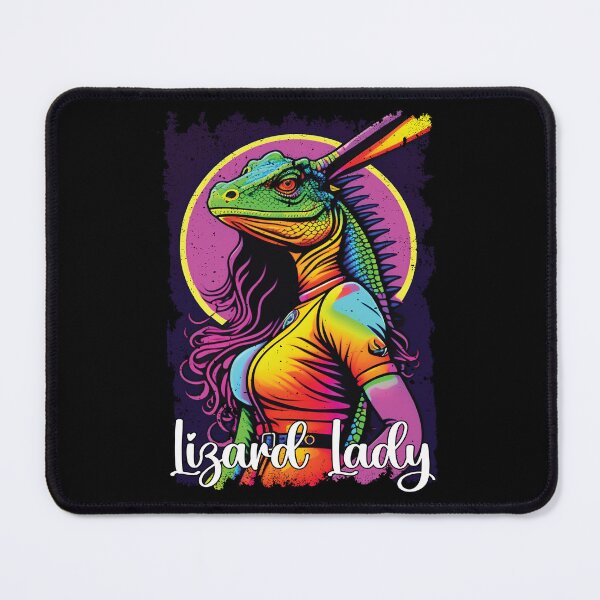 Item preview, Lizard Lady Funny Bearded Dragon Lover designed and sold by Trendy Valley .