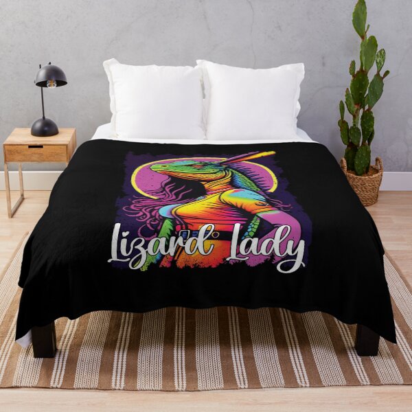 Item preview, Lizard Lady Funny Bearded Dragon Lover designed and sold by Trendy Valley .