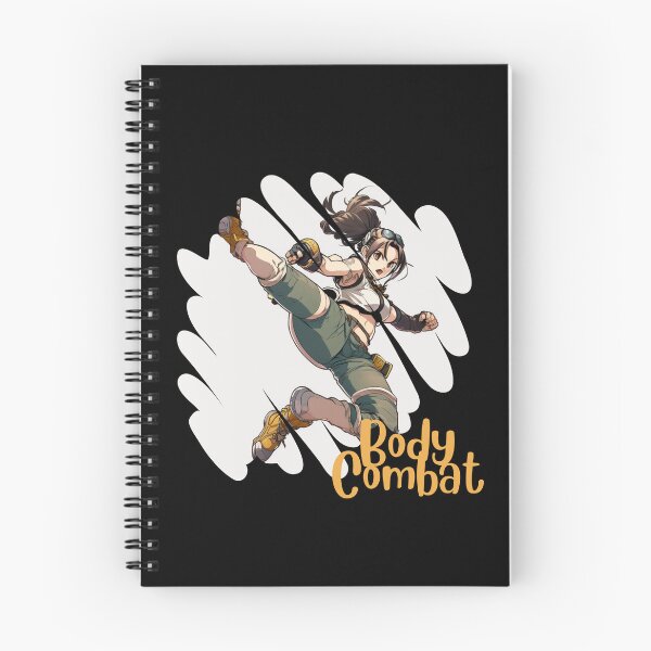 Item preview, Confident Cartoonish Anime Lady Doing Body Combat Kick designed and sold by Cute-Jory-Store.