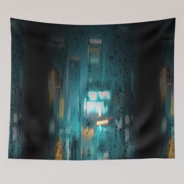 Item preview, Tokyo, Midnight, Rain, Downtoun, Loneliness in the concrete jungle designed and sold by SmashLights.