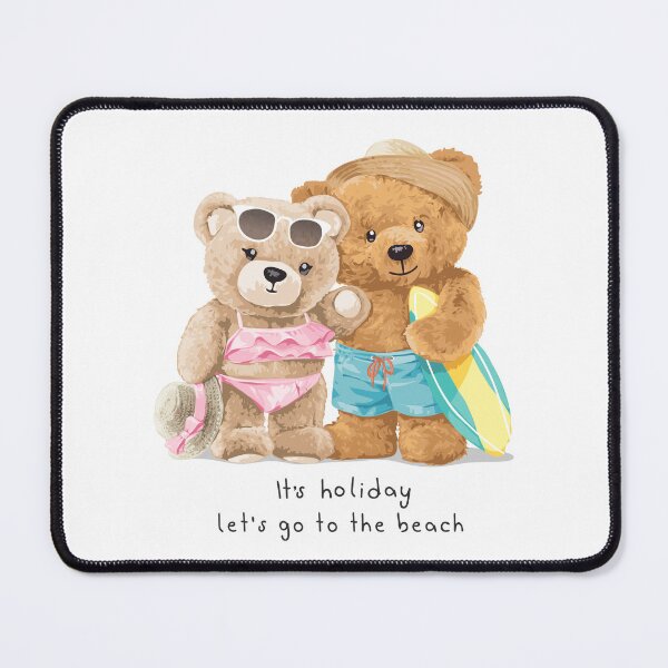 Item preview, Bear Let Go To The Beach Cute designed and sold by Djmaxxx.