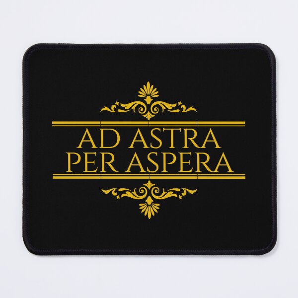 Item preview, Ad Astra Per Aspera - Through Hardships To The Stars - Latin Phrases - Stacked Gold - Astronomy designed and sold by ElementJourney.
