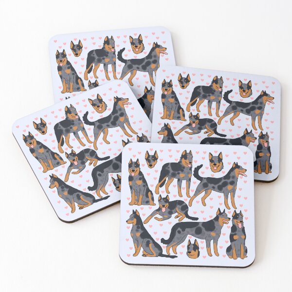 Item preview, Beauceron dog cute illustration pattern designed and sold by Yarafantasyart.