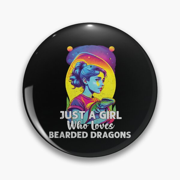 Item preview, Just a girl who loves bearded dragons Funny Lizard Lover designed and sold by Trendy Valley .