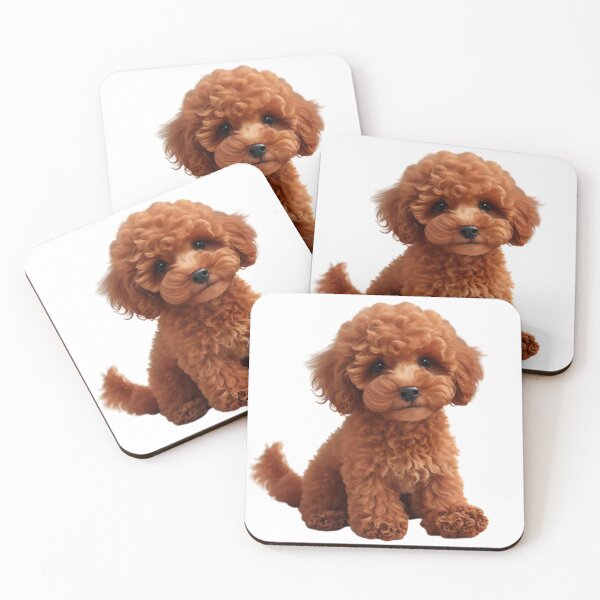 Item preview, Poodle Toy Love Red Brown Cream Orange Man Woman Child designed and sold by Furry-BFF.