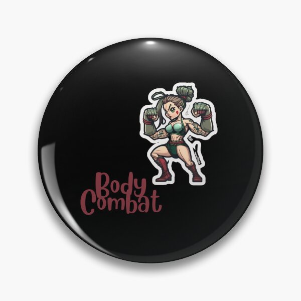 Item preview, Confident Sexy Cartoonish Lady Doing Body Combat Workout designed and sold by Cute-Jory-Store.