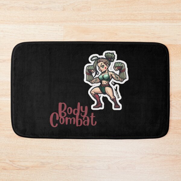 Item preview, Confident Sexy Cartoonish Lady Doing Body Combat Workout designed and sold by Cute-Jory-Store.