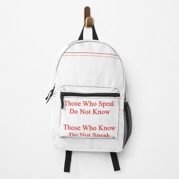 Item preview, Wisdom Those Who Speak Do Not Know designed and sold by Crom1957.