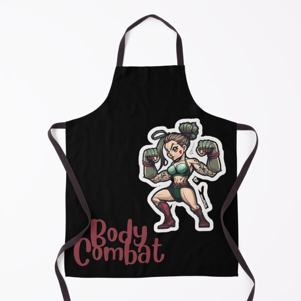 Item preview, Confident Sexy Cartoonish Lady Doing Body Combat Workout designed and sold by Cute-Jory-Store.