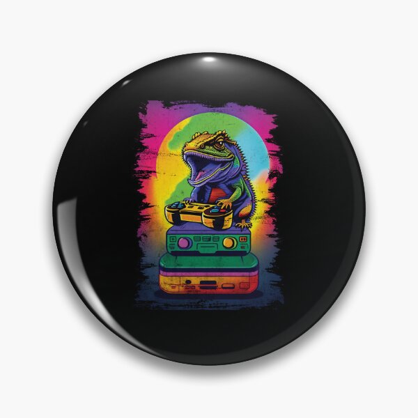Item preview, Bearded Dragon Playing Video Games Retro Reptiles Lover designed and sold by Trendy Valley .