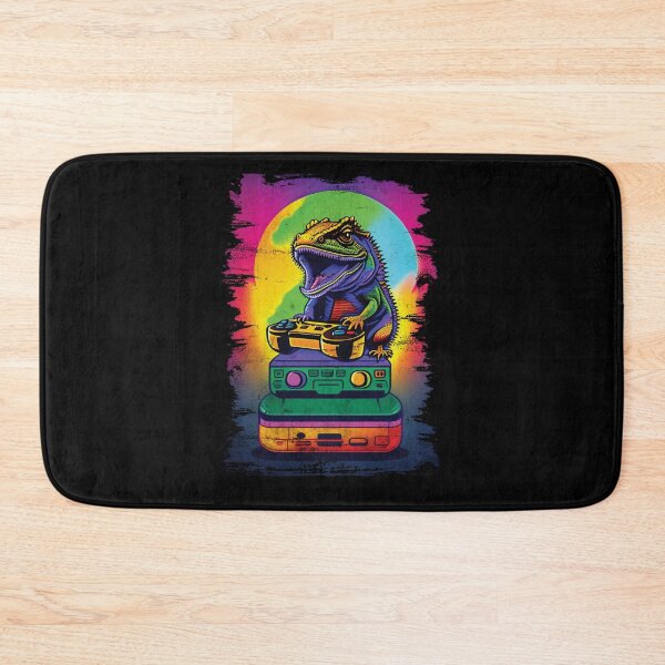 Item preview, Bearded Dragon Playing Video Games Retro Reptiles Lover designed and sold by Trendy Valley .