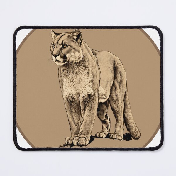 Item preview, Striking mountain lion t-shirt designed and sold by Modern Outlet  ⭐⭐⭐⭐⭐.