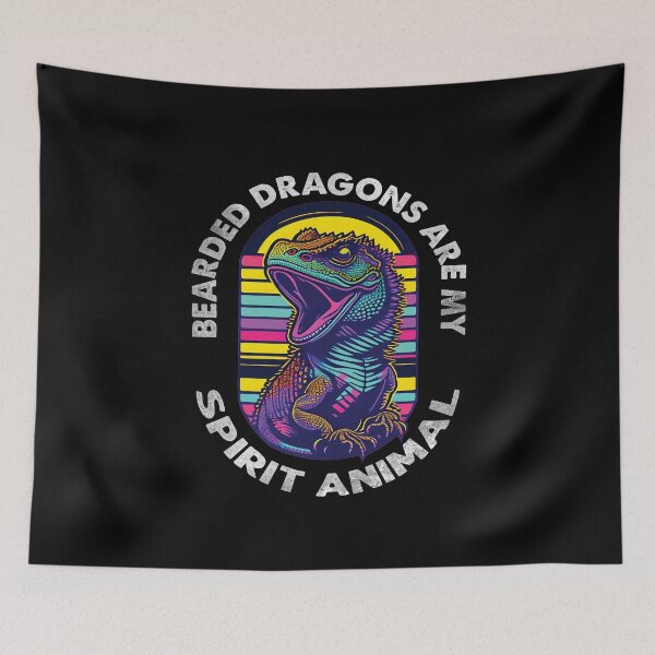 Item preview, Bearded Dragons are My Spirit Animal Vintage Retro designed and sold by Trendy Valley .