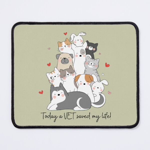 Item preview, Today A Vet Saved My Life. For a Vet, for an animal shelter, for a pet lover. designed and sold by Wentoo.