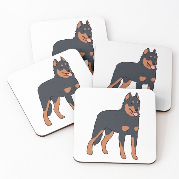 Item preview, Beauceron dog cute illustration  designed and sold by Yarafantasyart.