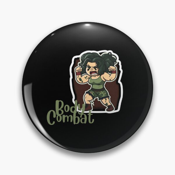 Item preview, Funny Cartoonish Lady Doing Body Combat Workout designed and sold by Cute-Jory-Store.