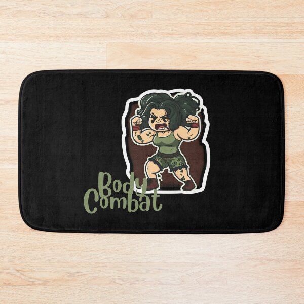 Item preview, Funny Cartoonish Lady Doing Body Combat Workout designed and sold by Cute-Jory-Store.
