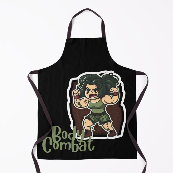 Item preview, Funny Cartoonish Lady Doing Body Combat Workout designed and sold by Cute-Jory-Store.