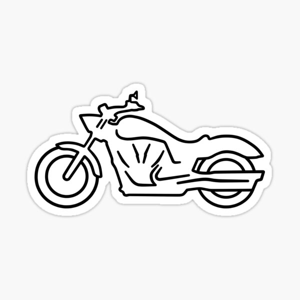 Victory Vegas 8-ball bw Sticker