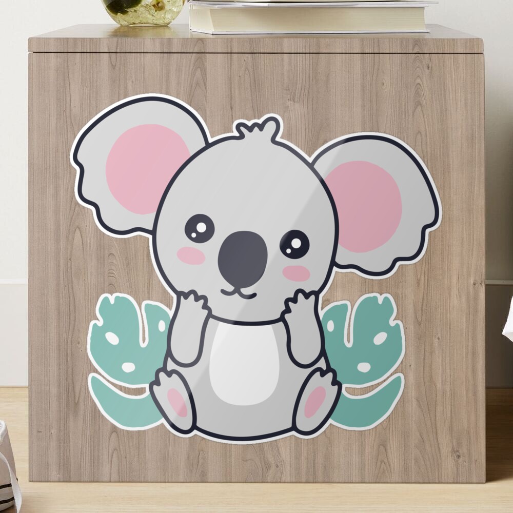 Sticker pour porte Bébé Koala - Koala Ourson - Filles - Garçons - Enfants -  95x235 cm