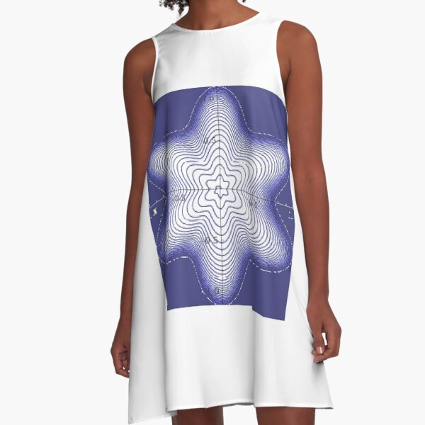 Spiral: Star of David A-Line Dress